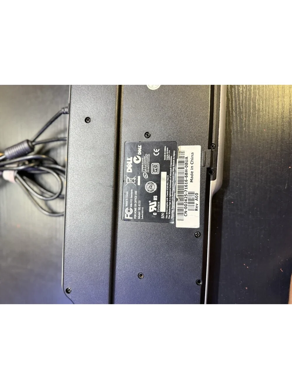 Dell, SK-8135 Multimedia USB Keyboard with vol. knob OC3H